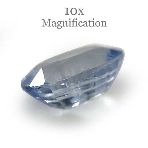 1.42ct Oval Icy Blue Sapphire from Sri Lanka Unheated