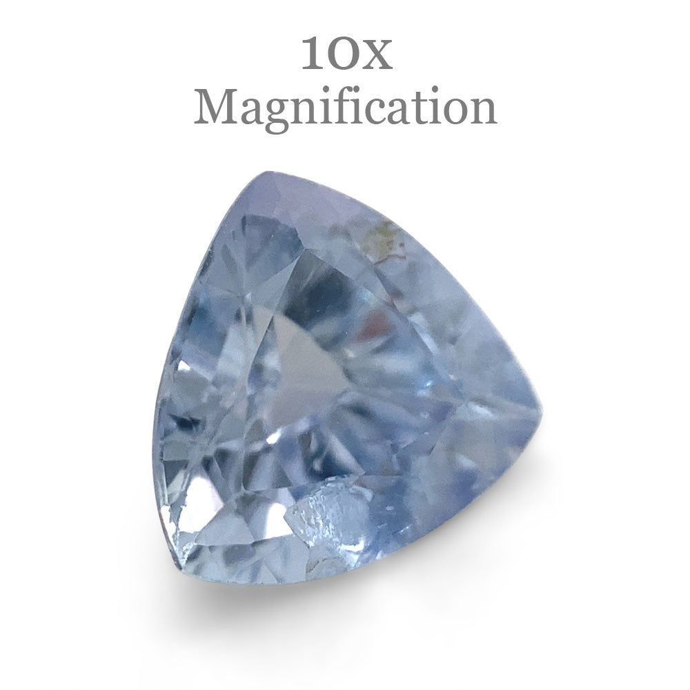 1.32ct Trillion Icy Blue Sapphire from Sri Lanka Unheated - Skyjems Wholesale Gemstones