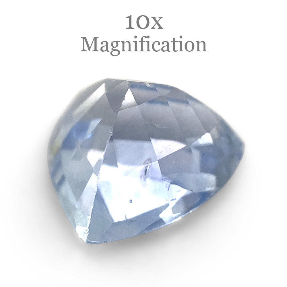 1.32ct Trillion Icy Blue Sapphire from Sri Lanka Unheated - Skyjems Wholesale Gemstones