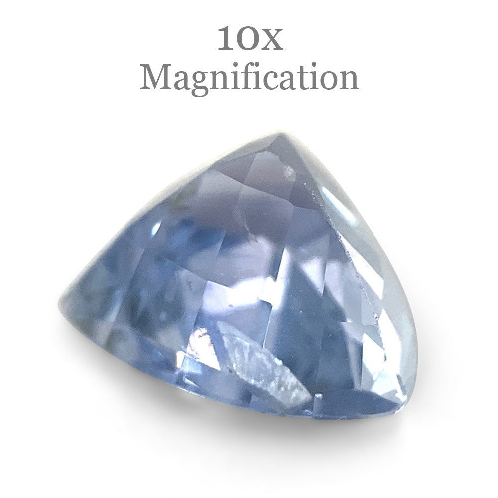 1.32ct Trillion Icy Blue Sapphire from Sri Lanka Unheated - Skyjems Wholesale Gemstones