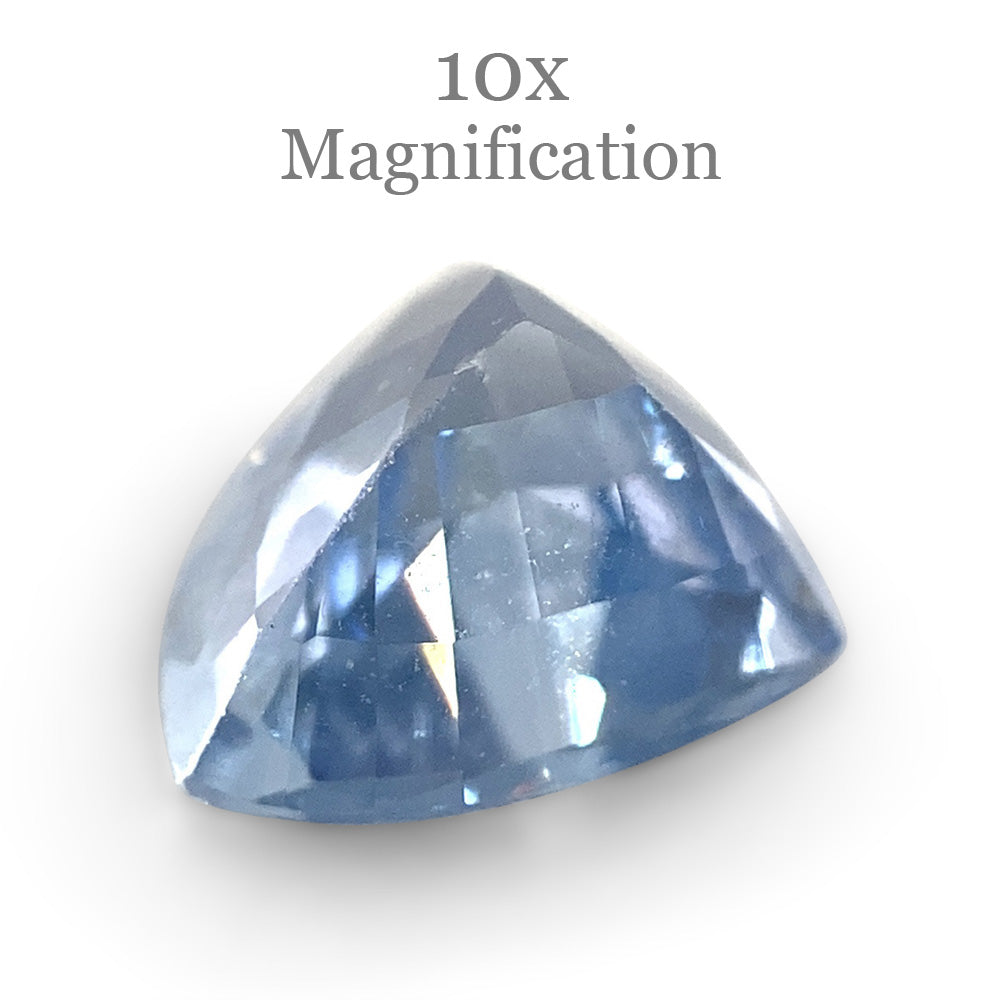 1.32ct Trillion Icy Blue Sapphire from Sri Lanka Unheated - Skyjems Wholesale Gemstones