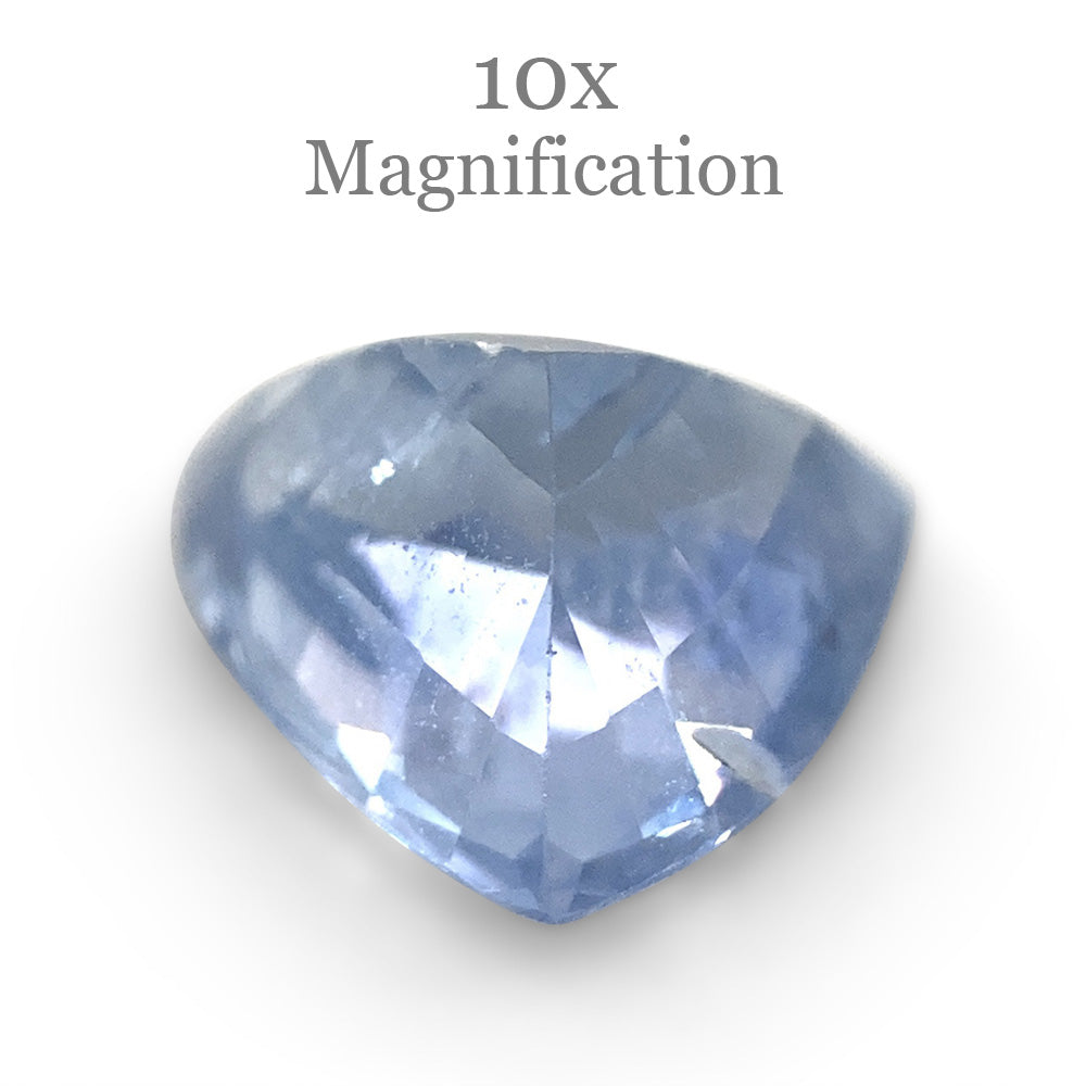 1.32ct Trillion Icy Blue Sapphire from Sri Lanka Unheated - Skyjems Wholesale Gemstones