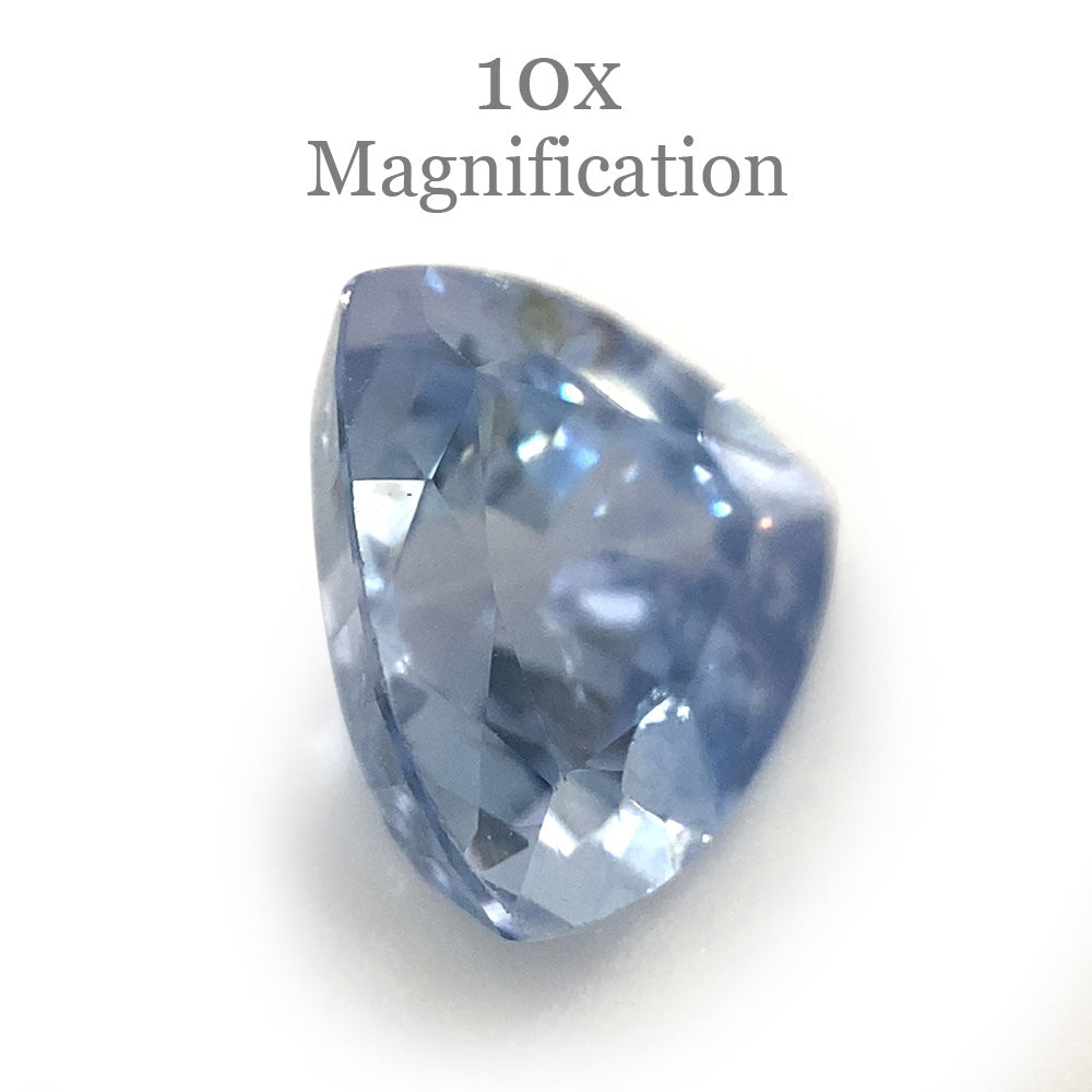 1.32ct Trillion Icy Blue Sapphire from Sri Lanka Unheated - Skyjems Wholesale Gemstones