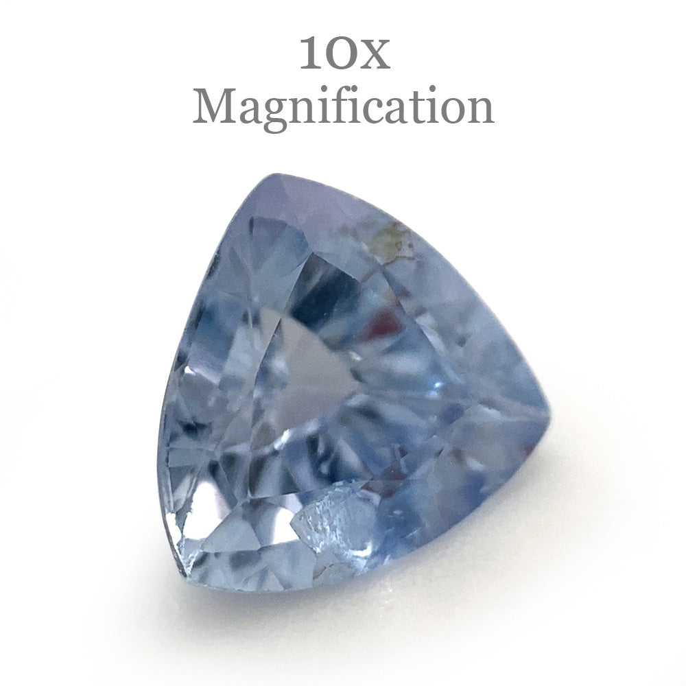 1.32ct Trillion Icy Blue Sapphire from Sri Lanka Unheated - Skyjems Wholesale Gemstones