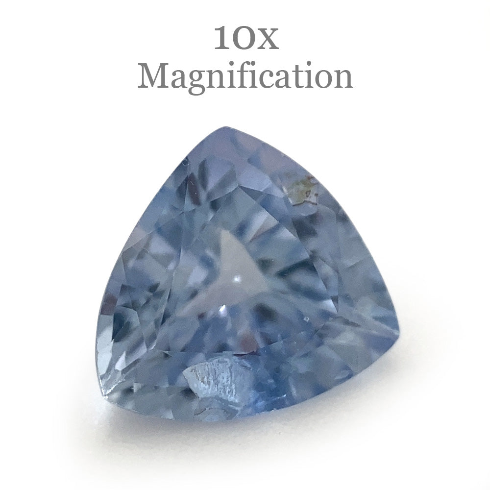1.32ct Trillion Icy Blue Sapphire from Sri Lanka Unheated - Skyjems Wholesale Gemstones