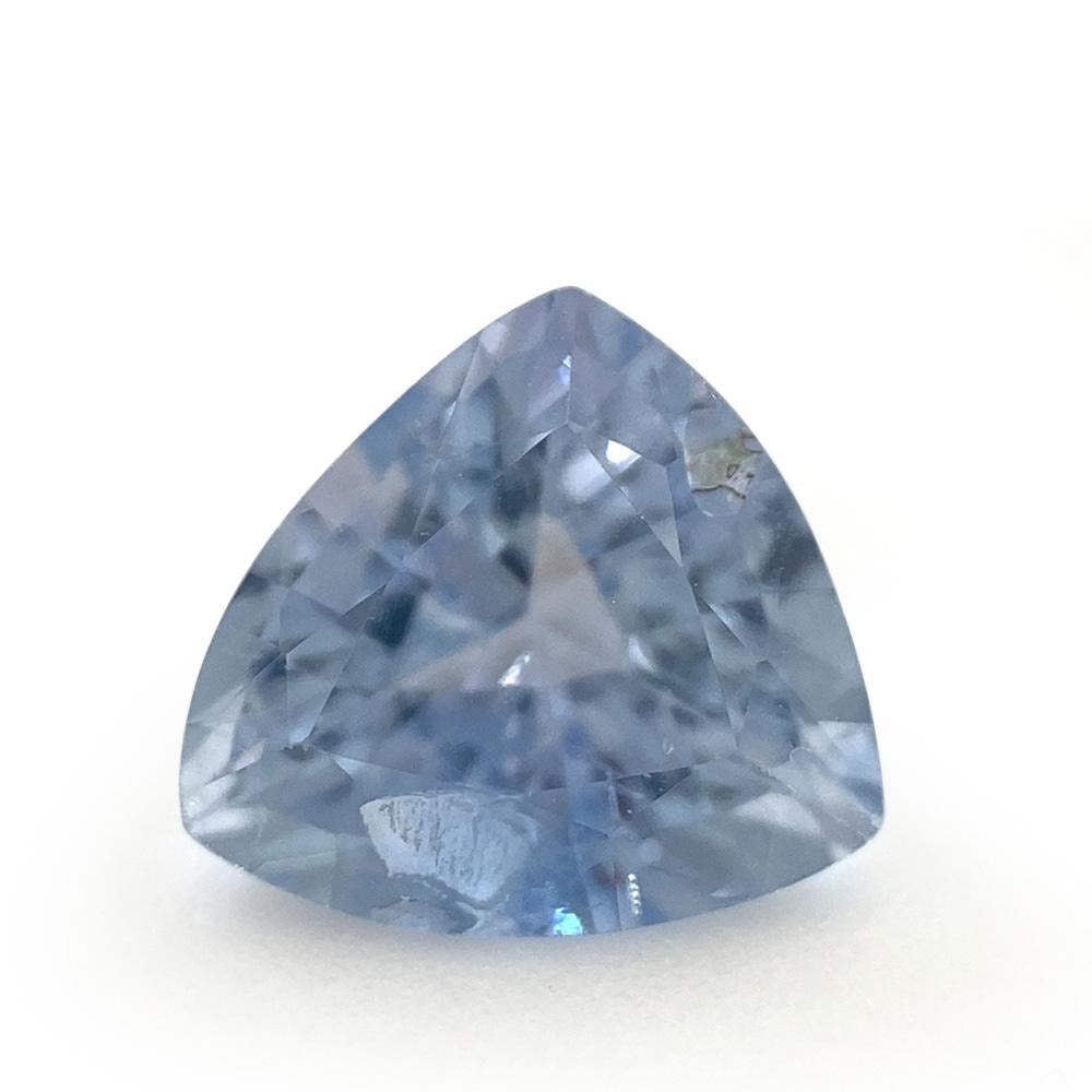 1.32ct Trillion Icy Blue Sapphire from Sri Lanka Unheated
