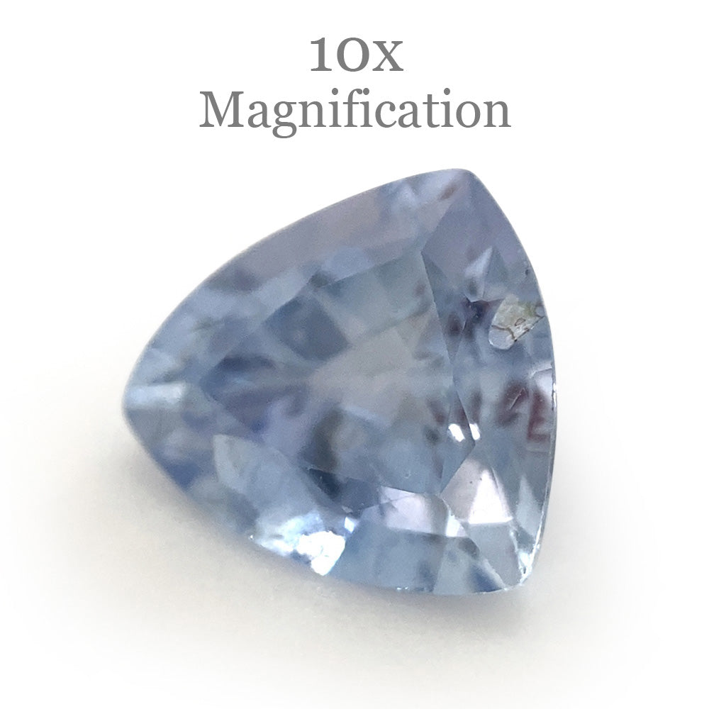 1.32ct Trillion Icy Blue Sapphire from Sri Lanka Unheated - Skyjems Wholesale Gemstones