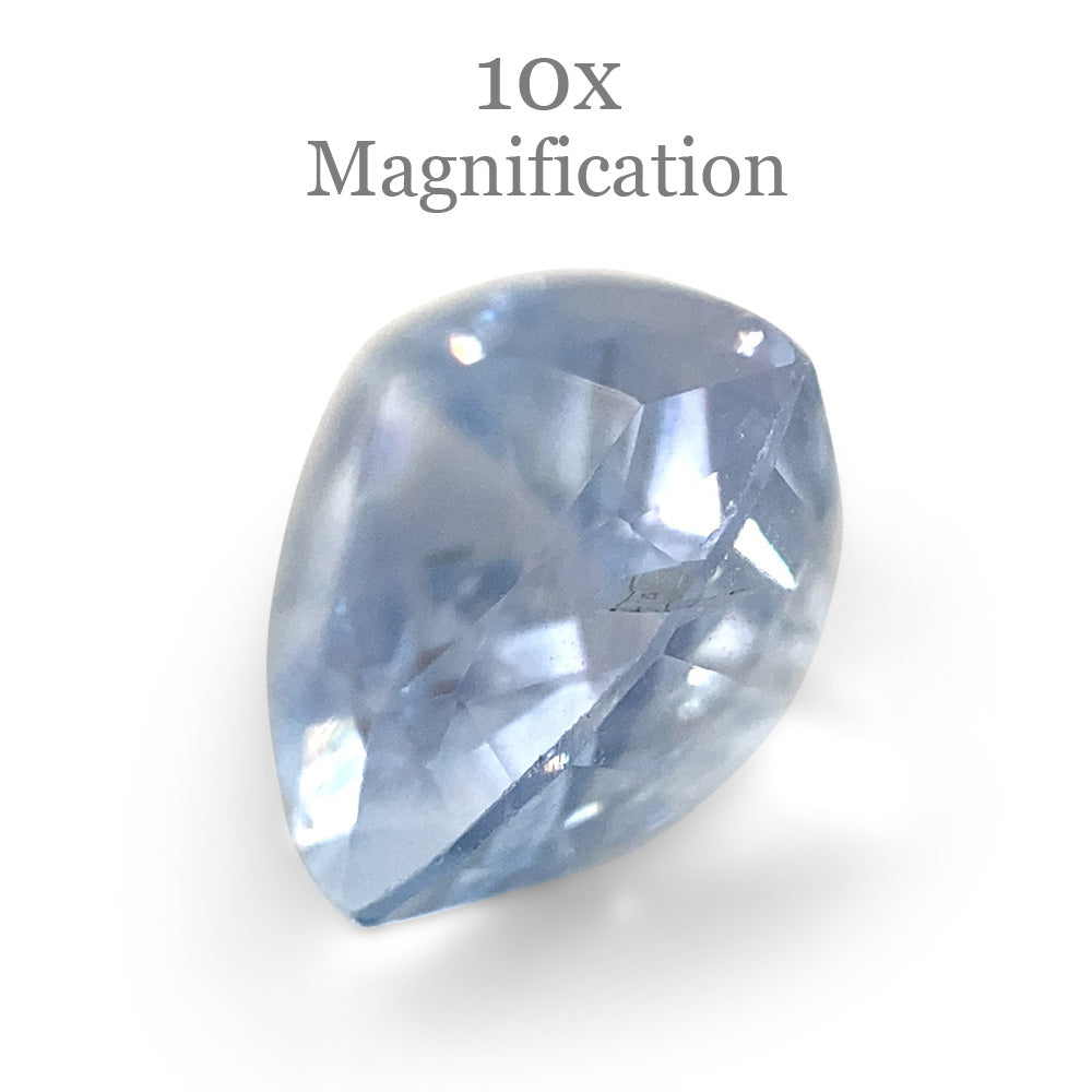 1.32ct Trillion Icy Blue Sapphire from Sri Lanka Unheated - Skyjems Wholesale Gemstones