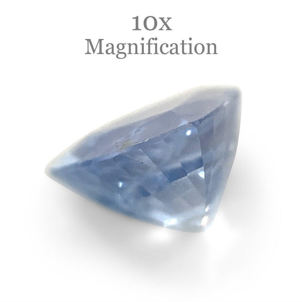 1.32ct Trillion Icy Blue Sapphire from Sri Lanka Unheated - Skyjems Wholesale Gemstones