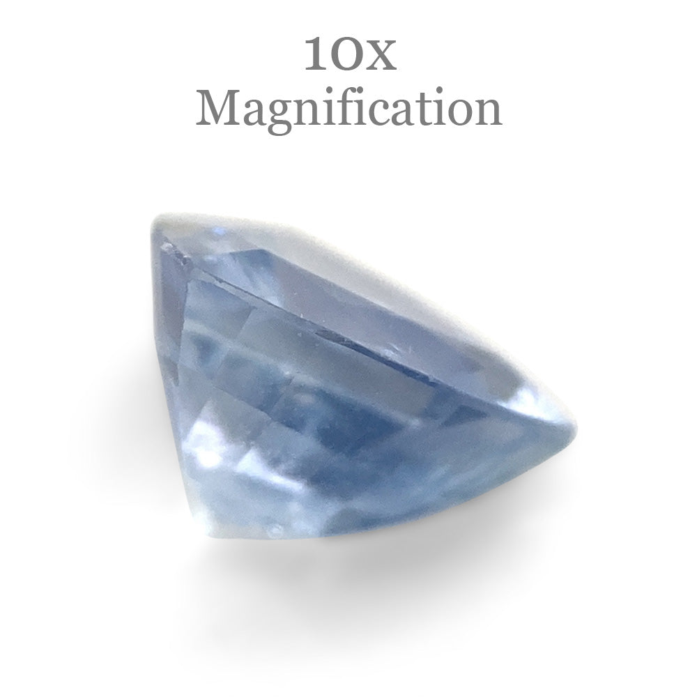 1.32ct Trillion Icy Blue Sapphire from Sri Lanka Unheated - Skyjems Wholesale Gemstones