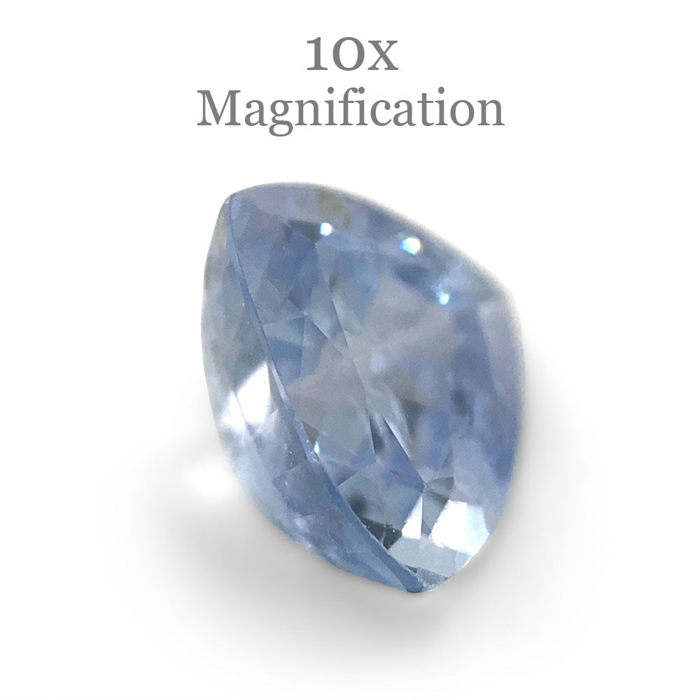 1.32ct Trillion Icy Blue Sapphire from Sri Lanka Unheated - Skyjems Wholesale Gemstones