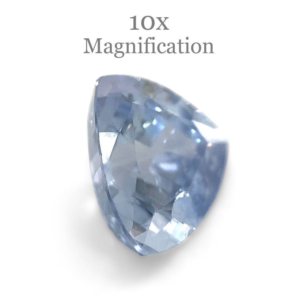 1.32ct Trillion Icy Blue Sapphire from Sri Lanka Unheated - Skyjems Wholesale Gemstones