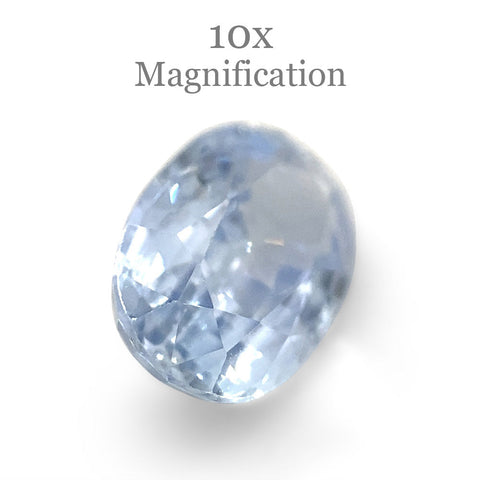 1.17ct Oval Icy Blue Sapphire from Sri Lanka Unheated