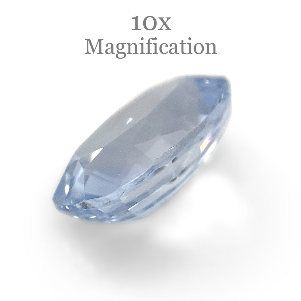 1.17ct Oval Icy Blue Sapphire from Sri Lanka Unheated - Skyjems Wholesale Gemstones