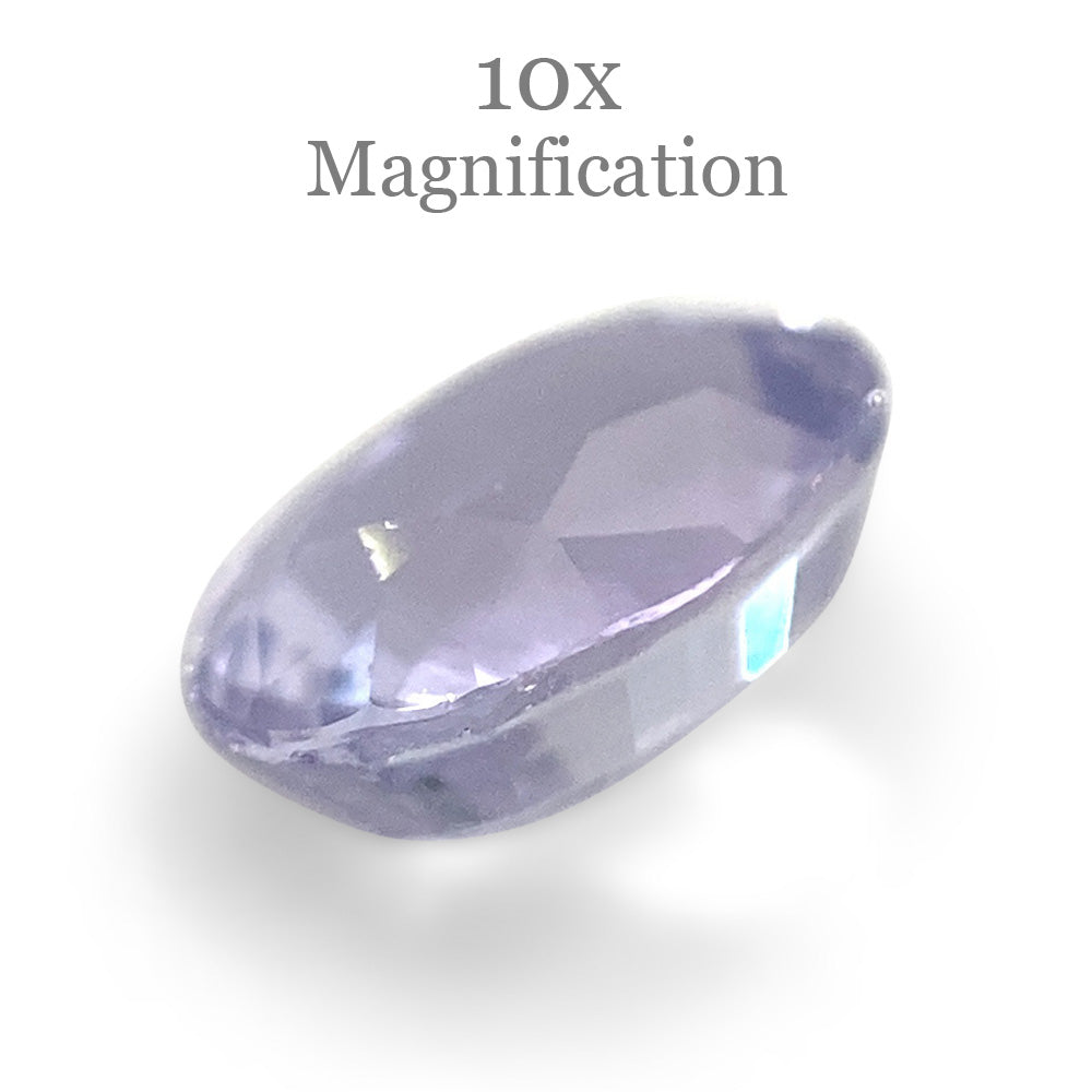 0.81ct Oval Pastel Violet Sapphire from Sri Lanka Unheated - Skyjems Wholesale Gemstones