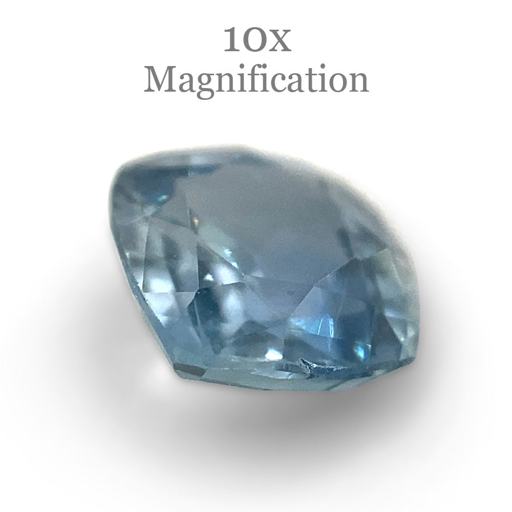 0.85ct Cushion Teal Blue Sapphire from Sri Lanka Unheated - Skyjems Wholesale Gemstones