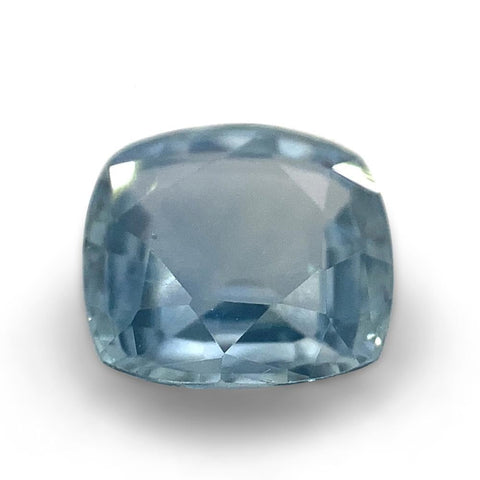 0.85ct Cushion Gunmetal Blue Sapphire from Sri Lanka Unheated