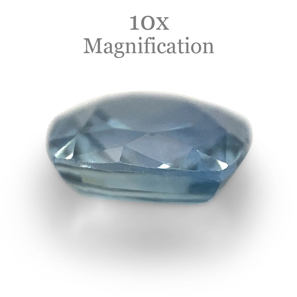 0.85ct Cushion Teal Blue Sapphire from Sri Lanka Unheated - Skyjems Wholesale Gemstones