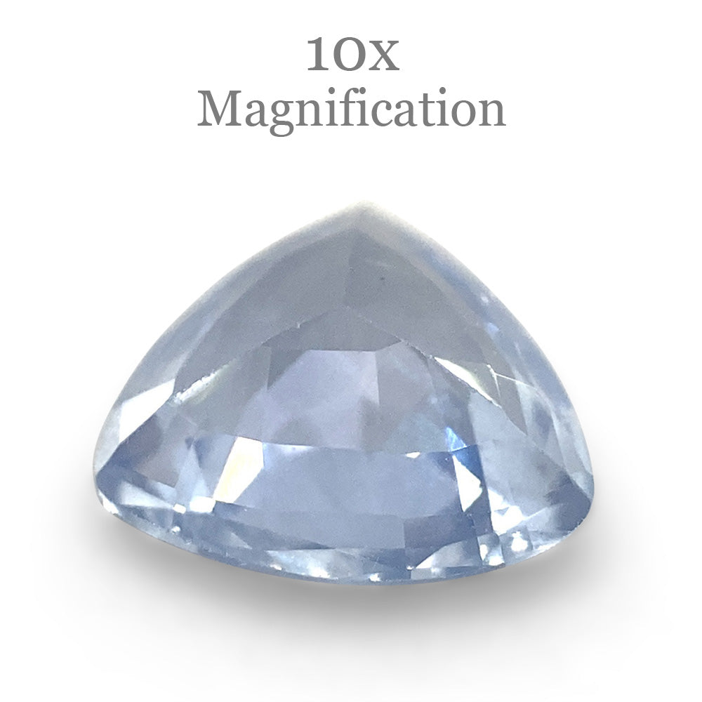 1.27ct Trillion Icy Blue Sapphire from Sri Lanka Unheated - Skyjems Wholesale Gemstones