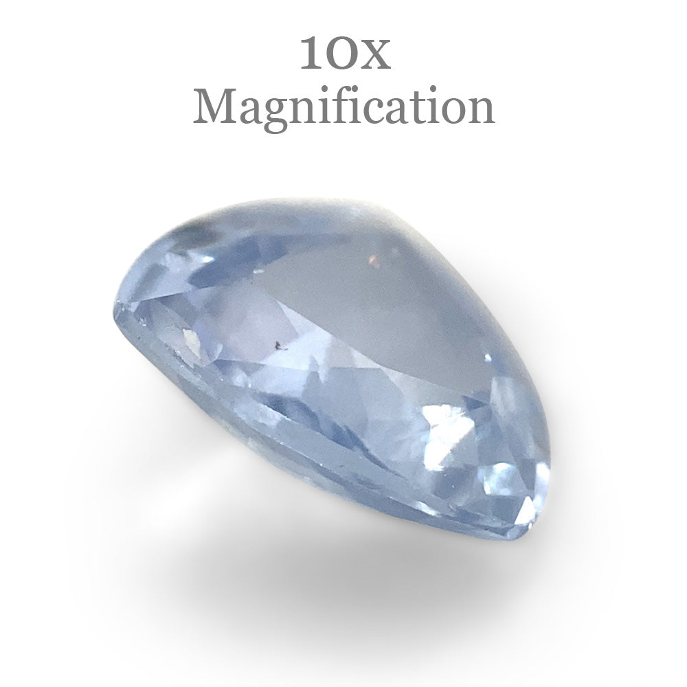 1.27ct Trillion Icy Blue Sapphire from Sri Lanka Unheated - Skyjems Wholesale Gemstones