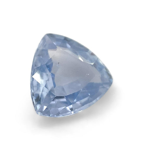 1.27ct Trillion Icy Blue Sapphire from Sri Lanka Unheated