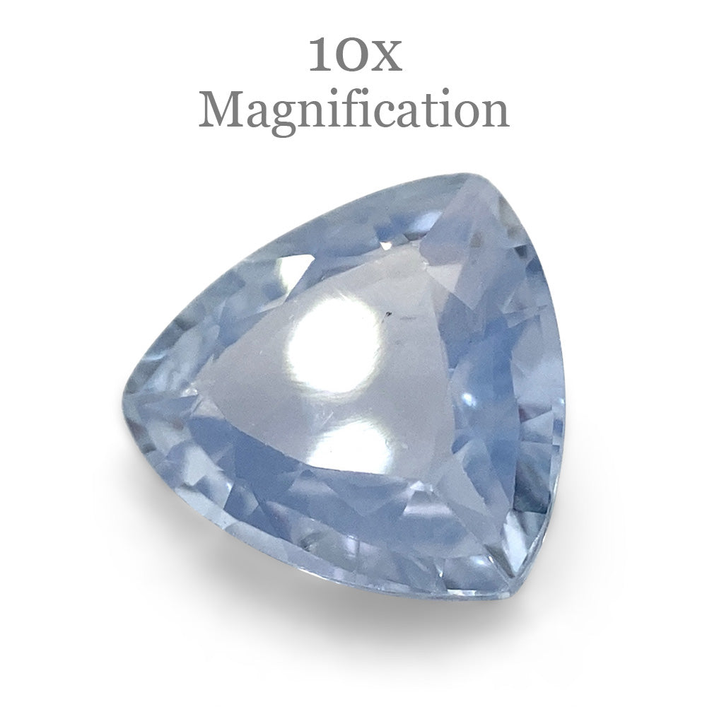 1.27ct Trillion Icy Blue Sapphire from Sri Lanka Unheated - Skyjems Wholesale Gemstones