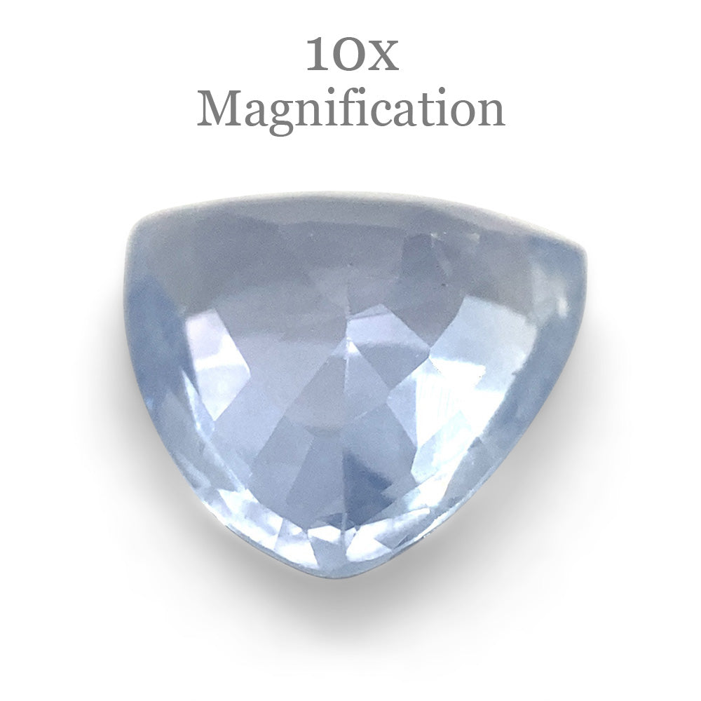 1.27ct Trillion Icy Blue Sapphire from Sri Lanka Unheated - Skyjems Wholesale Gemstones