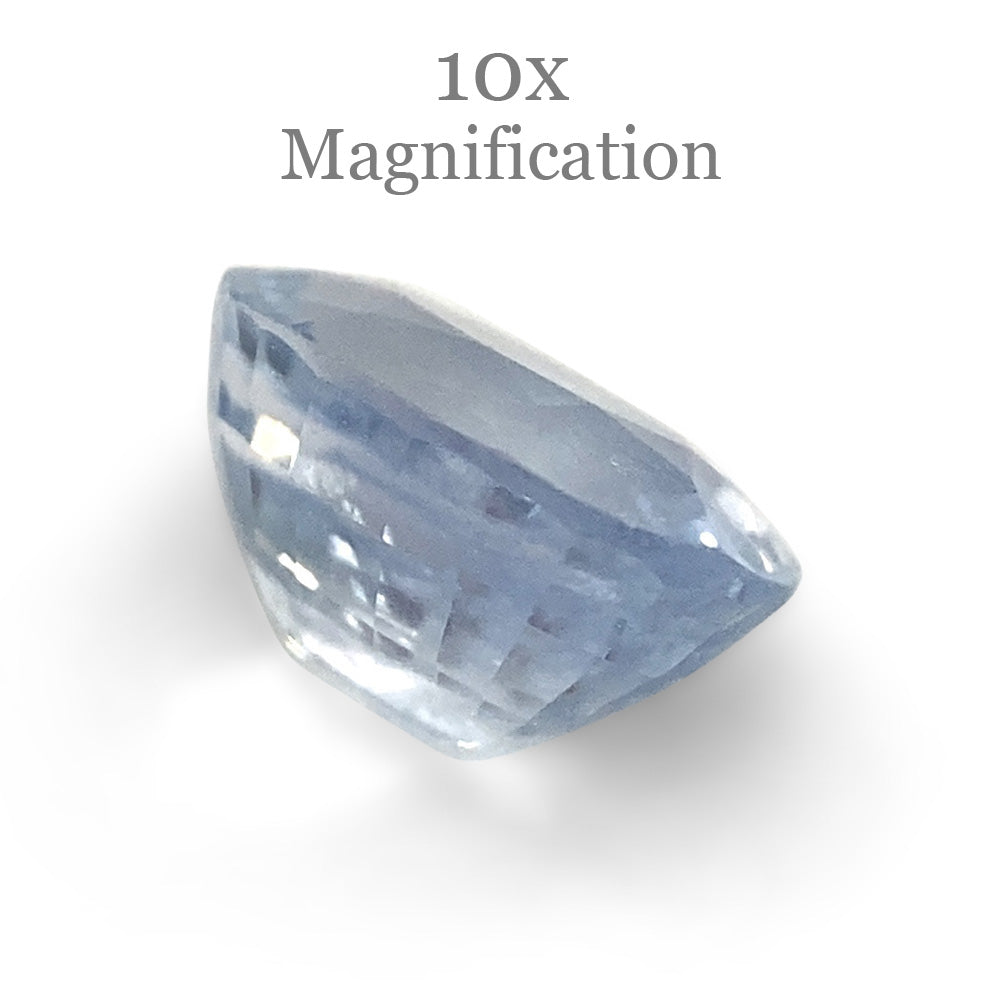 0.97ct Oval Icy Blue Sapphire from Sri Lanka Unheated - Skyjems Wholesale Gemstones