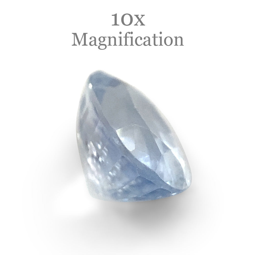 0.97ct Oval Icy Blue Sapphire from Sri Lanka Unheated - Skyjems Wholesale Gemstones