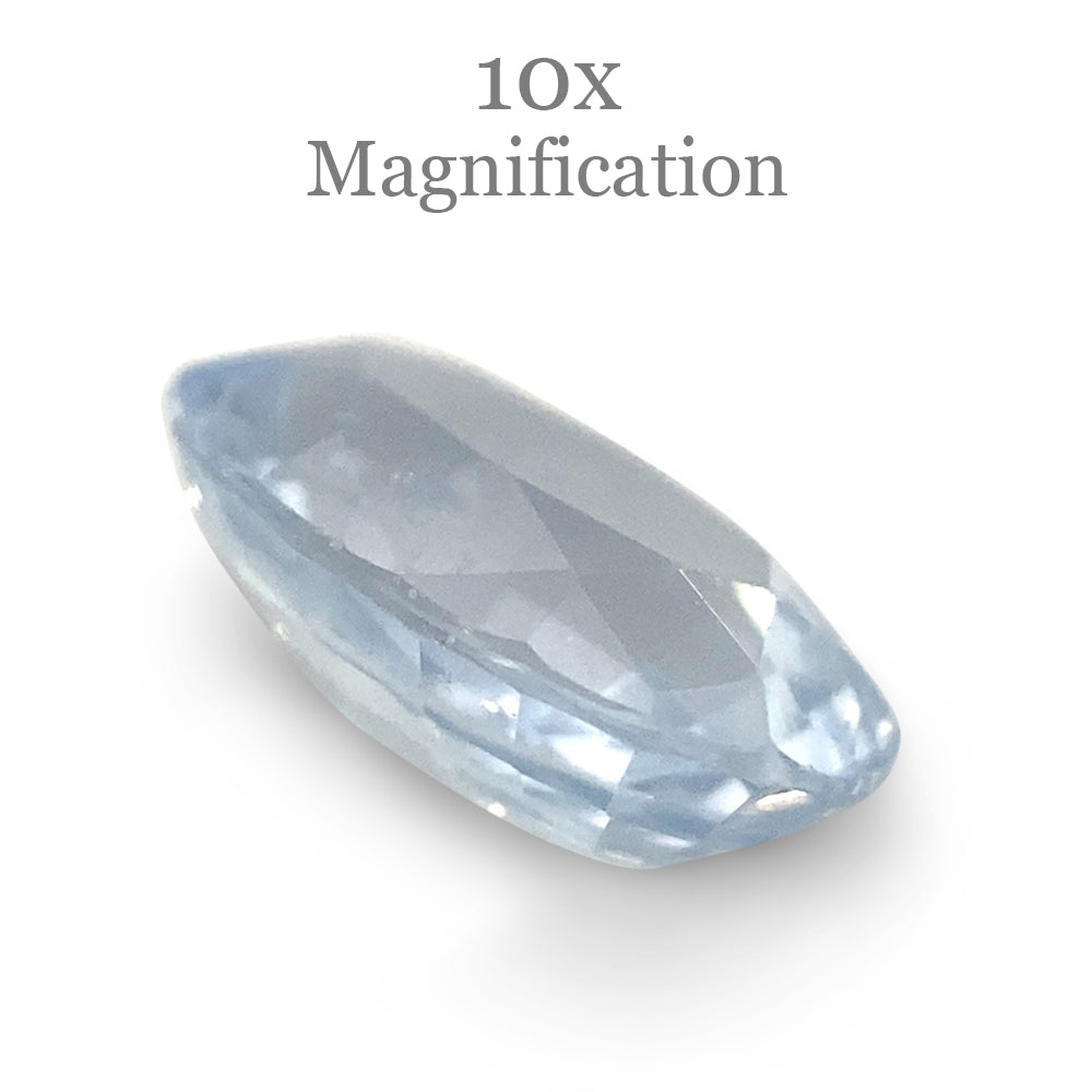 1.05ct Oval Icy Blue Sapphire from Sri Lanka Unheated - Skyjems Wholesale Gemstones