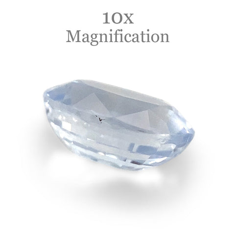 0.97ct Oval Icy Blue Sapphire from Sri Lanka Unheated