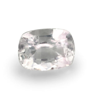 0.68ct Cushion White Sapphire from Sri Lanka Unheated - Skyjems Wholesale Gemstones