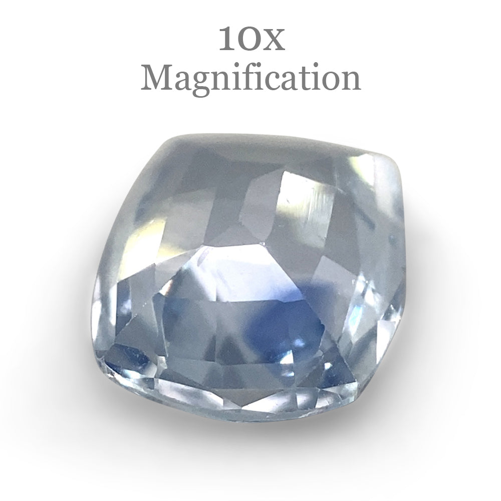 1.04ct Cushion Icy Blue Sapphire from Sri Lanka Unheated - Skyjems Wholesale Gemstones