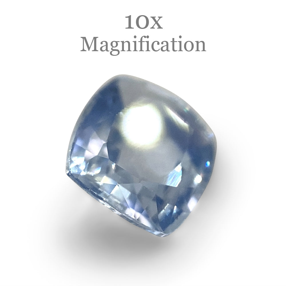 1.04ct Cushion Icy Blue Sapphire from Sri Lanka Unheated - Skyjems Wholesale Gemstones