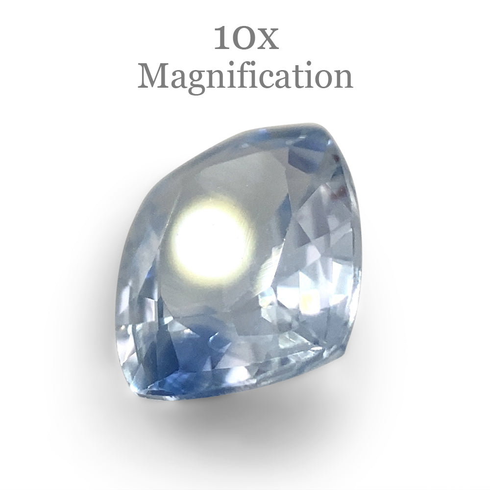 1.04ct Cushion Icy Blue Sapphire from Sri Lanka Unheated - Skyjems Wholesale Gemstones