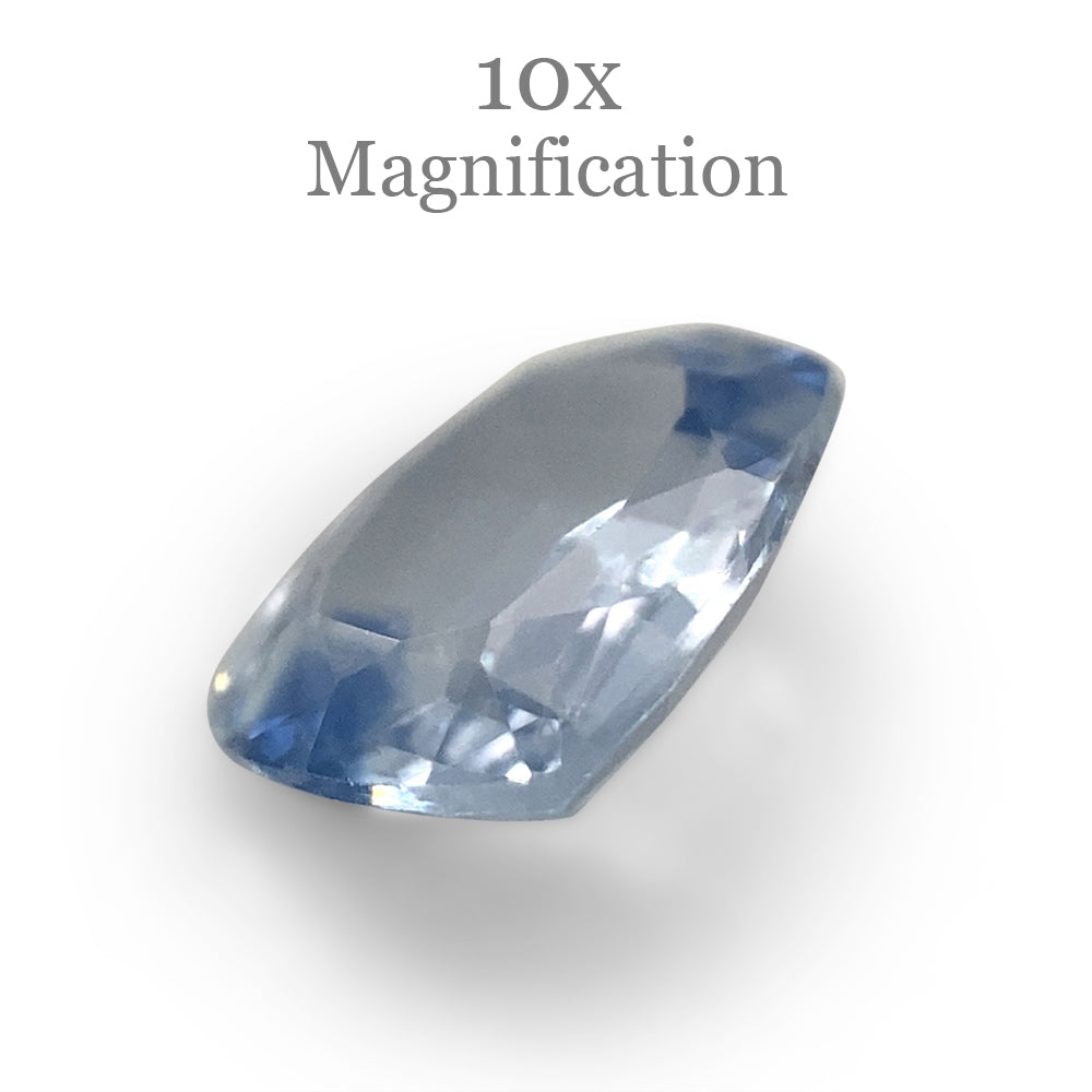 1.04ct Cushion Icy Blue Sapphire from Sri Lanka Unheated - Skyjems Wholesale Gemstones