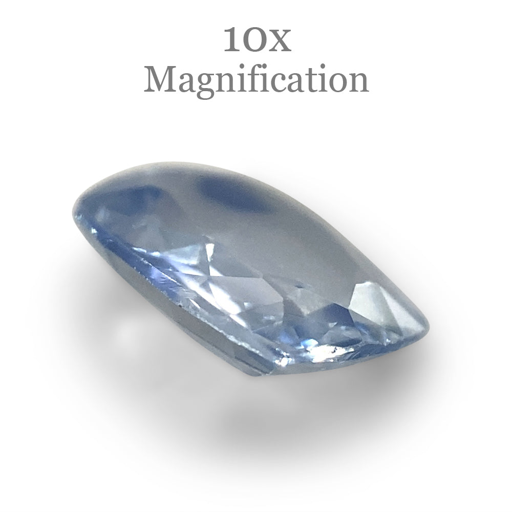 1.04ct Cushion Icy Blue Sapphire from Sri Lanka Unheated - Skyjems Wholesale Gemstones