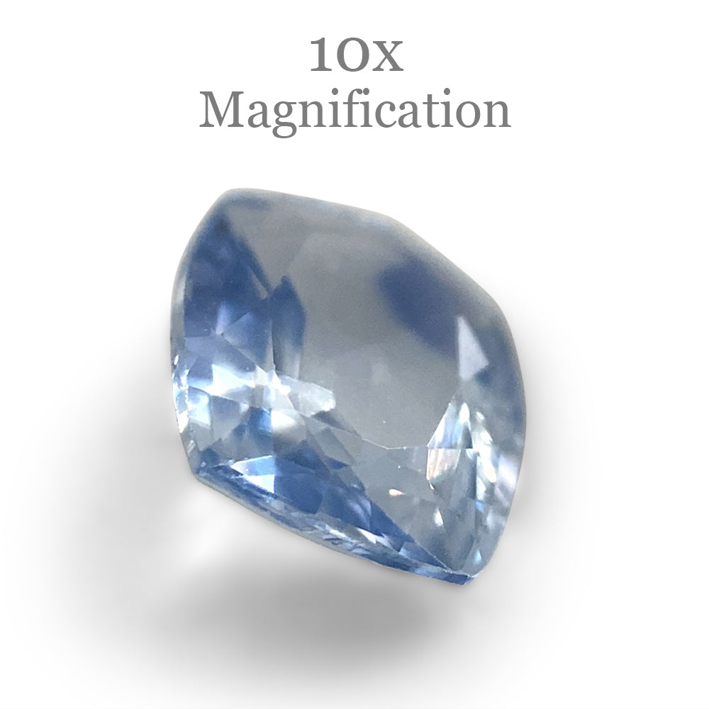 1.04ct Cushion Icy Blue Sapphire from Sri Lanka Unheated - Skyjems Wholesale Gemstones