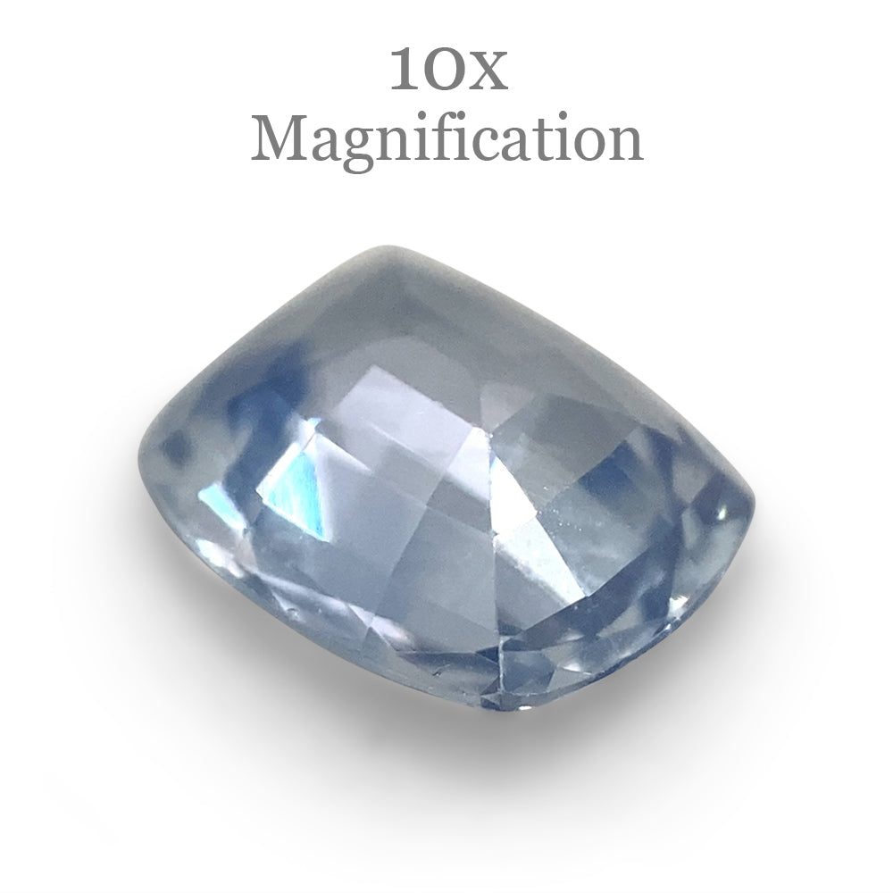 1.04ct Cushion Icy Blue Sapphire from Sri Lanka Unheated - Skyjems Wholesale Gemstones