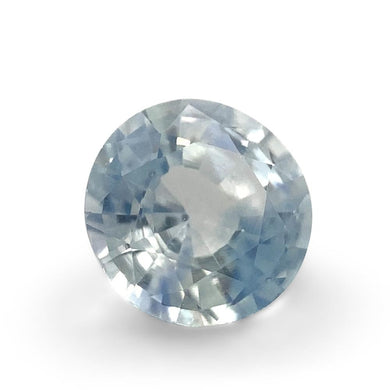 1.05ct Round Icy Blue Sapphire from Sri Lanka Unheated - Skyjems Wholesale Gemstones