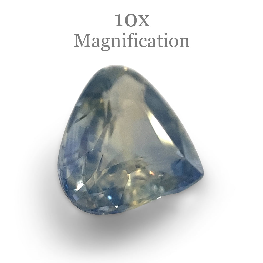 1.36ct Pear Icy Blue Sapphire from Sri Lanka Unheated - Skyjems Wholesale Gemstones