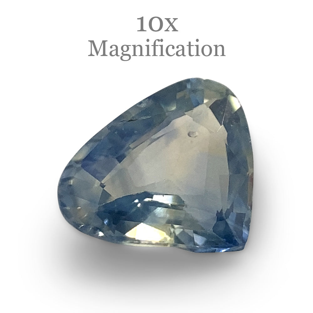 1.36ct Pear Icy Blue Sapphire from Sri Lanka Unheated - Skyjems Wholesale Gemstones