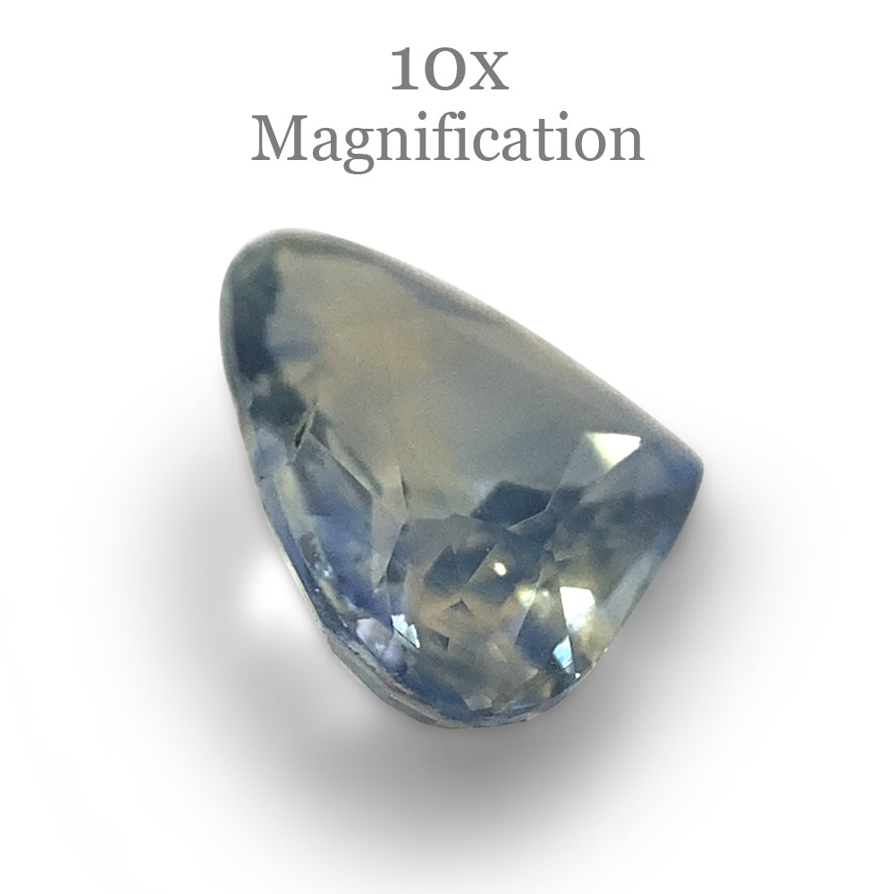 1.36ct Pear Icy Blue Sapphire from Sri Lanka Unheated - Skyjems Wholesale Gemstones