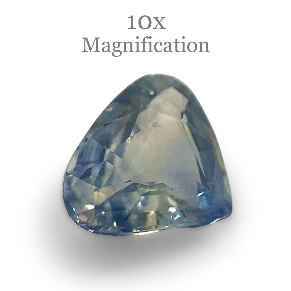 1.36ct Pear Icy Blue Sapphire from Sri Lanka Unheated - Skyjems Wholesale Gemstones