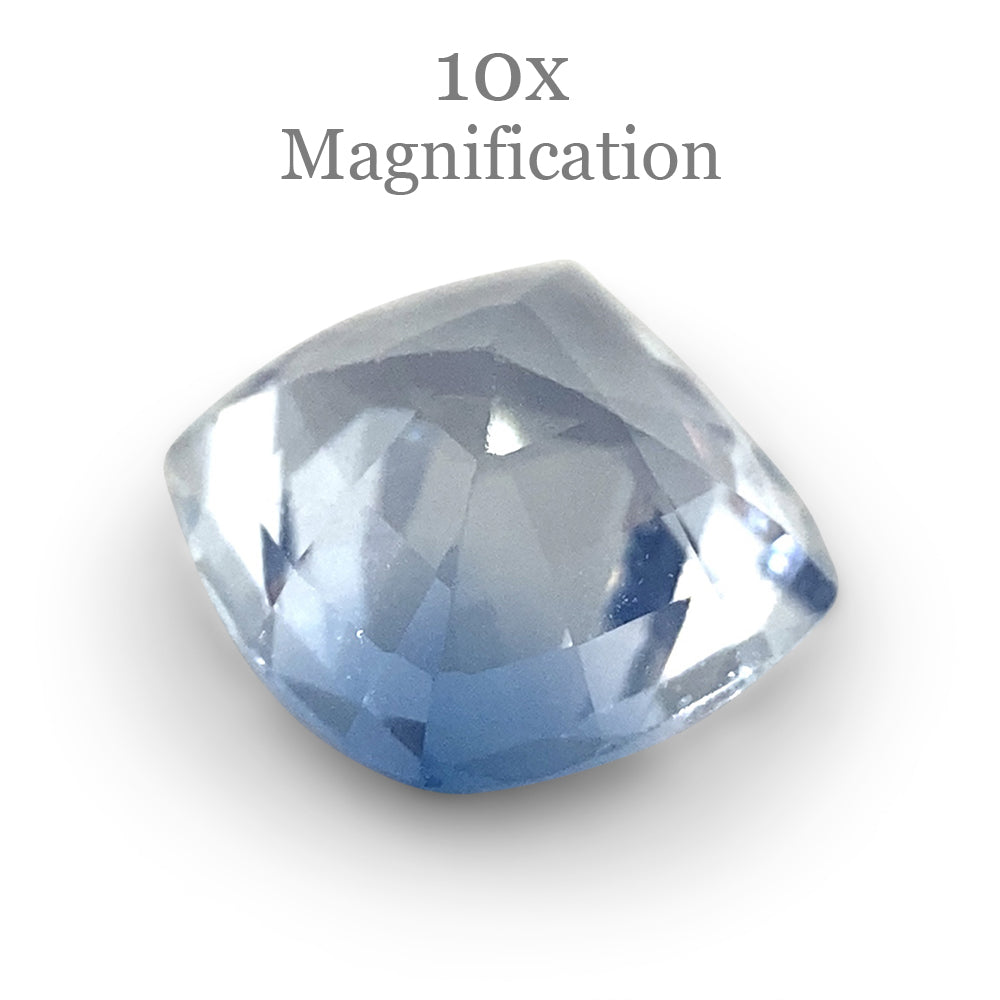 1.19ct Square Cushion Parti Colour Sapphire from Sri Lanka Unheated - Skyjems Wholesale Gemstones