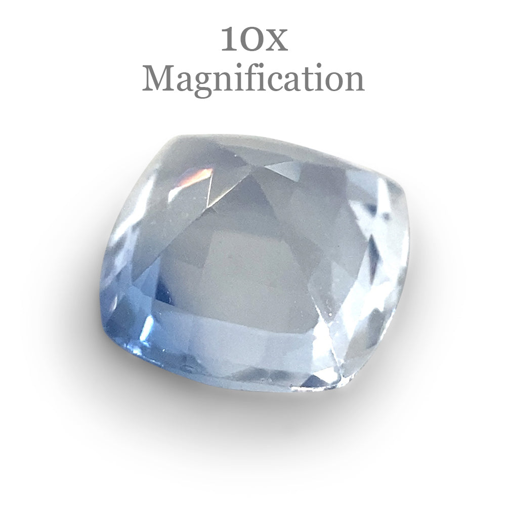 1.19ct Square Cushion Parti Colour Sapphire from Sri Lanka Unheated - Skyjems Wholesale Gemstones