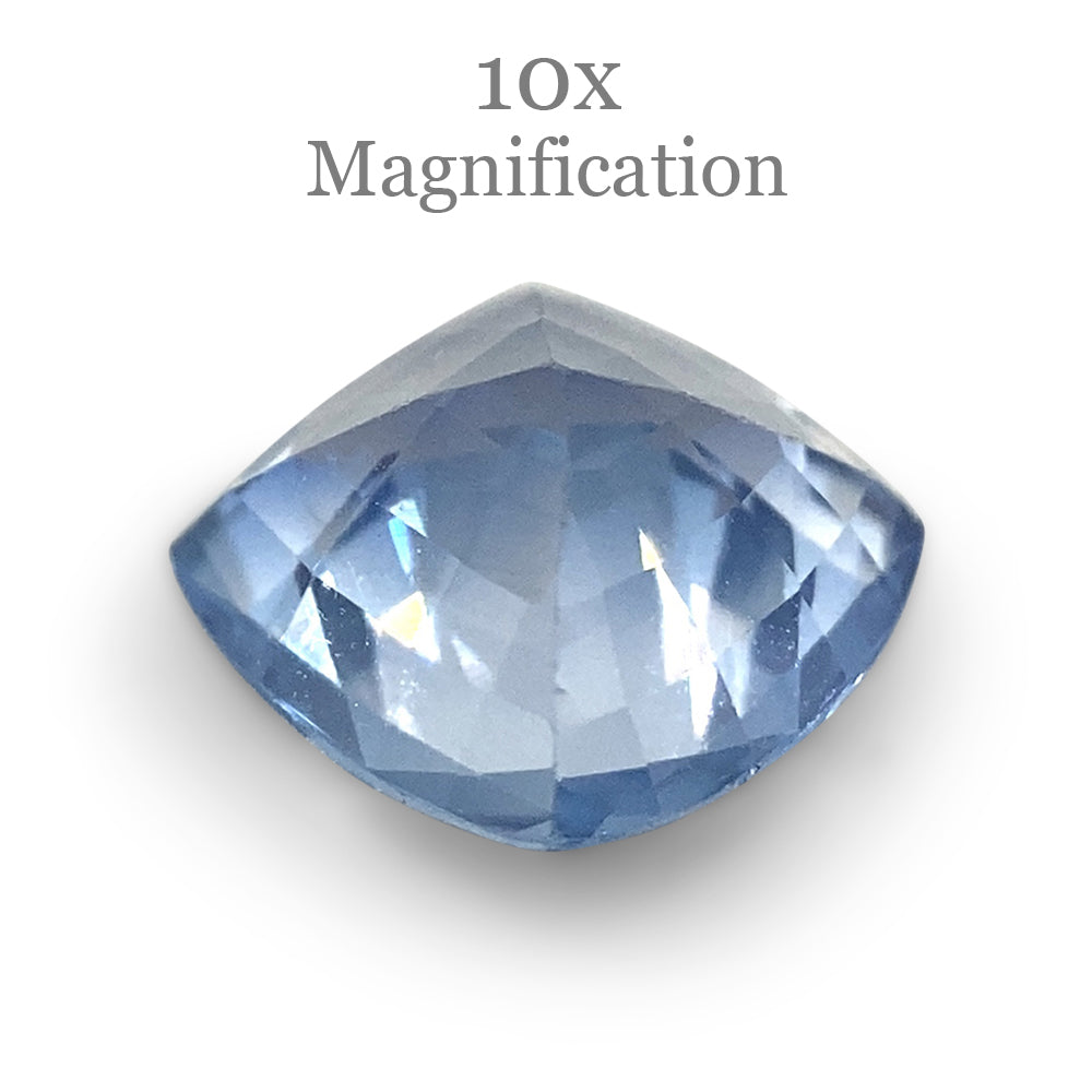 1.19ct Square Cushion Parti Colour Sapphire from Sri Lanka Unheated - Skyjems Wholesale Gemstones