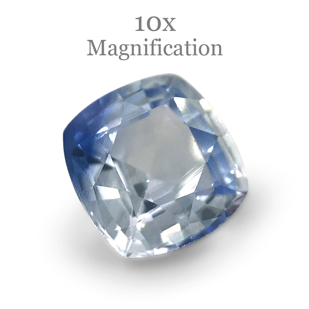 1.19ct Square Cushion Parti Colour Sapphire from Sri Lanka Unheated - Skyjems Wholesale Gemstones