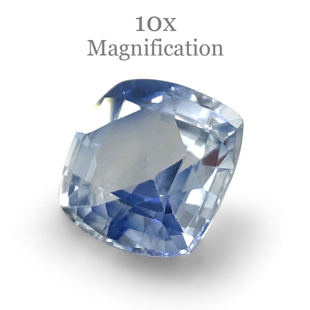 1.19ct Square Cushion Parti Colour Sapphire from Sri Lanka Unheated - Skyjems Wholesale Gemstones