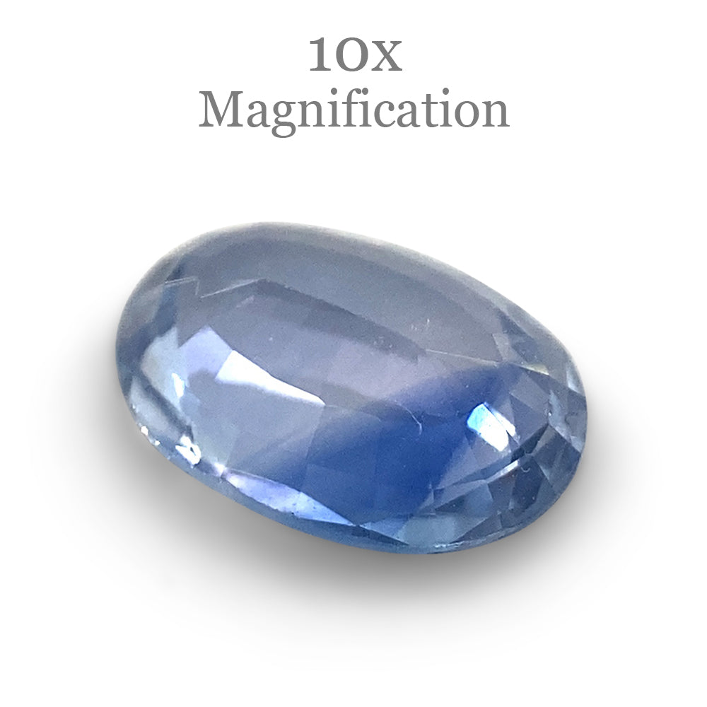 0.89ct Oval Parti Colour Sapphire from Sri Lanka Unheated - Skyjems Wholesale Gemstones